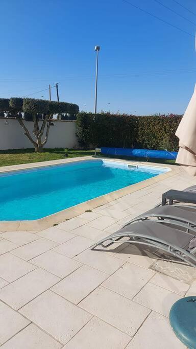 Studio Neuf Avec Acces Piscine Valergues Bagian luar foto